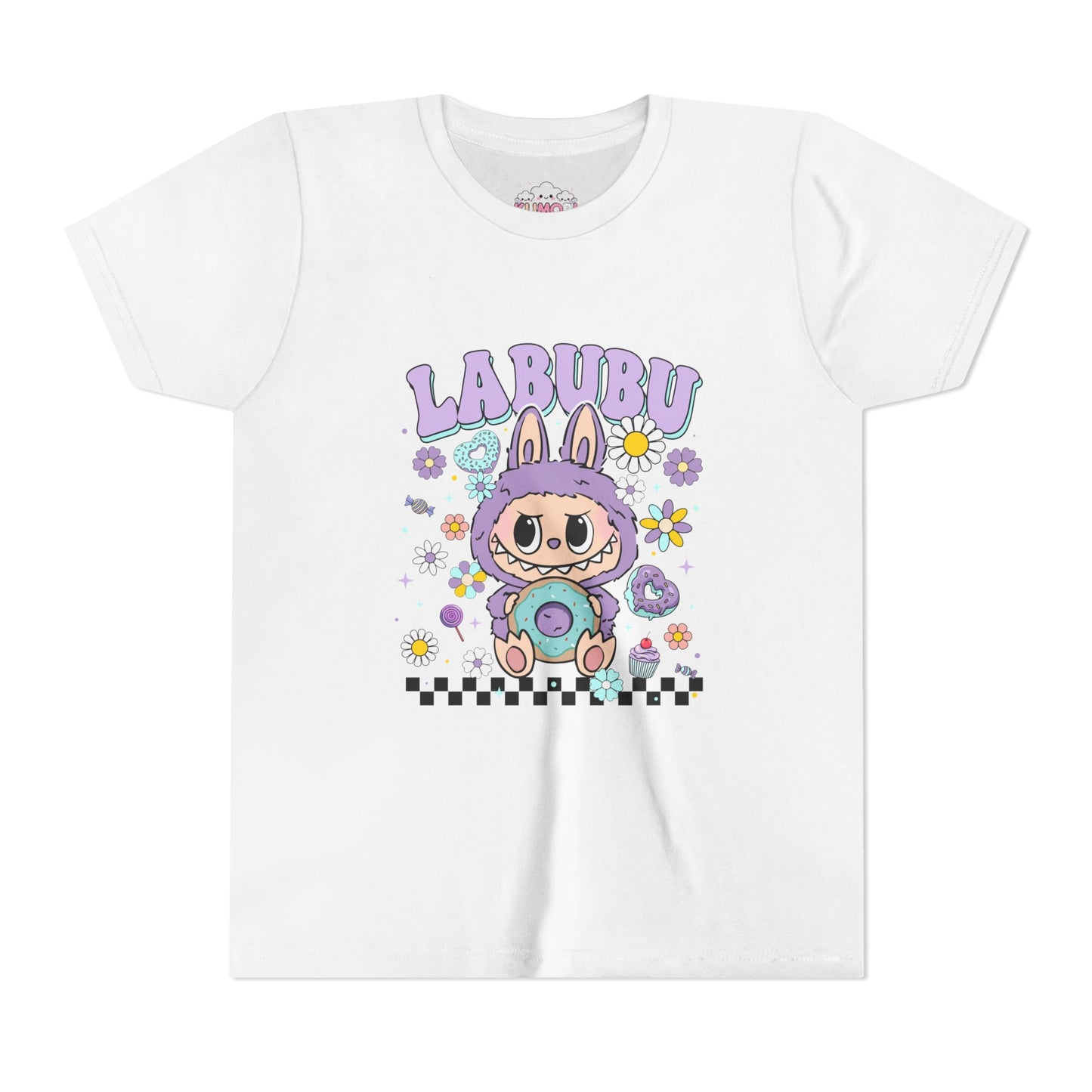 Cute Cartoon Bunny Tee for Kids, Kawaii Youth T-Shirt, Fun Graphic Tee, Easter Gift, Spring Fashion, Kid's Birthday Top