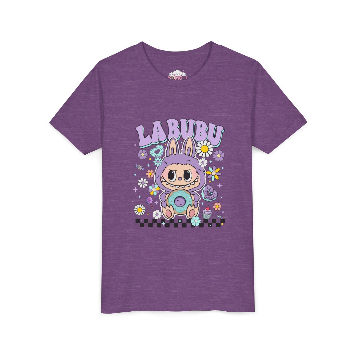 Cute Cartoon Bunny Tee for Kids, Kawaii Youth T-Shirt, Fun Graphic Tee, Easter Gift, Spring Fashion, Kid's Birthday Top