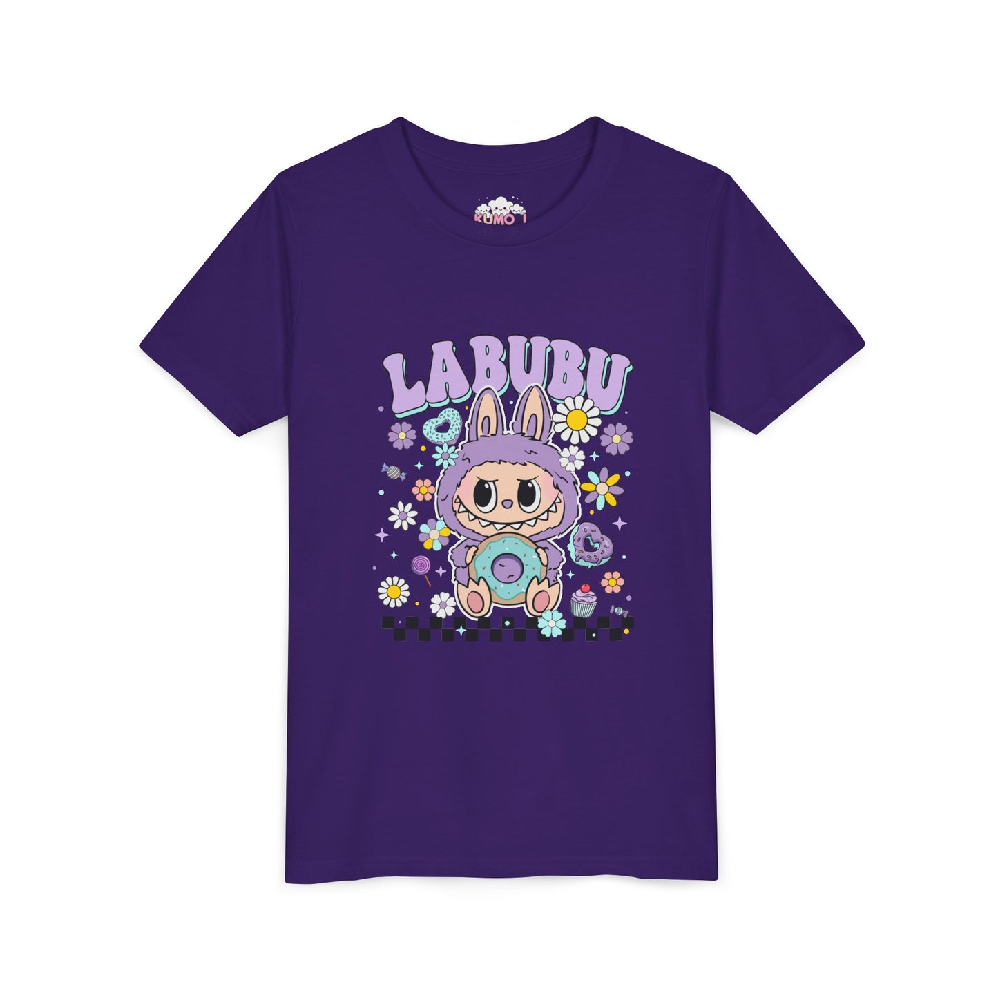 Cute Cartoon Bunny Tee for Kids, Kawaii Youth T-Shirt, Fun Graphic Tee, Easter Gift, Spring Fashion, Kid's Birthday Top