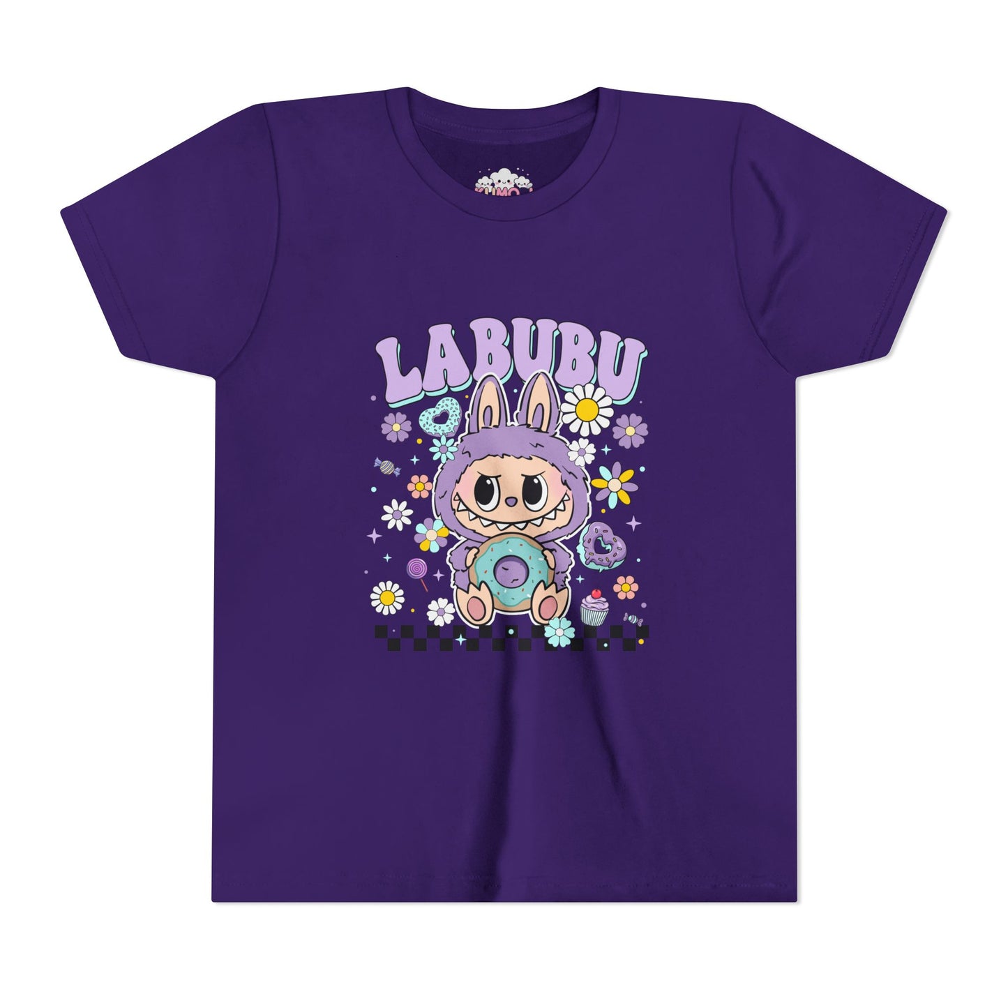 Cute Cartoon Bunny Tee for Kids, Kawaii Youth T-Shirt, Fun Graphic Tee, Easter Gift, Spring Fashion, Kid's Birthday Top